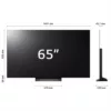 LG - Smart TV OLED evo UHD 4K 65" Serie C4 OLED65C44LA-Marrone
