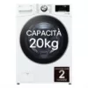 LG - Lavatrice AI DD F0P3020TSWC XL 20kg Classe B-Bianco