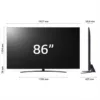 LG - Smart TV LED Serie UT81 UHD 4K 86" 86UT81006LA-Blu