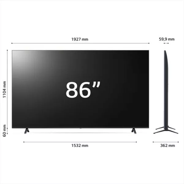 242005143_7.jpg LG - Smart TV NanoCell Serie 81 UHD 4K 86" 86NANO81T6A-Blu