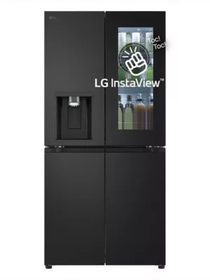LG - Frigorifero 4 porte GMG860EPBE Classe E 508L-Black