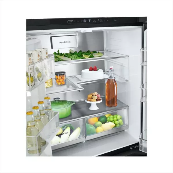 242005323_10.jpg LG - Frigorifero 4 porte GMG860EPBE Classe E 508L-Black