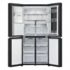 LG - Frigorifero 4 porte GMG860EPBE Classe E 508L-Black