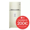 LG - Frigorifero 2 porte GTF744SEPED Classe E 509L-Beige