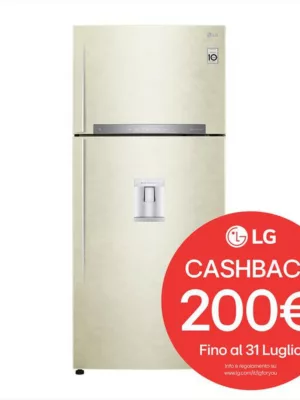 LG - Frigorifero 2 porte GTF744SEPED Classe E 509L-Beige