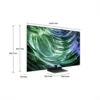 SAMSUNG - Smart TV OLED UHD 4K 65" QE65S90DATXZT-GRAPHITE BLACK