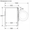 BOSCH - Lavatrice WGG244F0II SERIE 6 9 Kg Classe A-Bianco