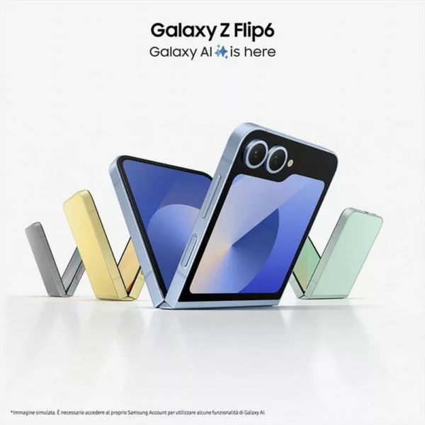 242012757_1.jpg SAMSUNG - Galaxy Z Flip6 12+256GB-Silver Shadow