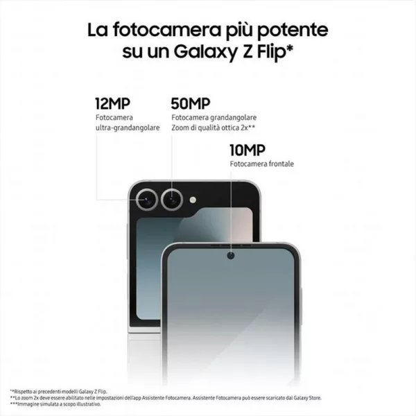 242012757_4.jpg SAMSUNG - Galaxy Z Flip6 12+256GB-Silver Shadow