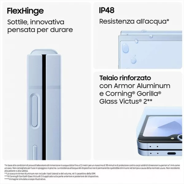 242012757_7.jpg SAMSUNG - Galaxy Z Flip6 12+256GB-Silver Shadow
