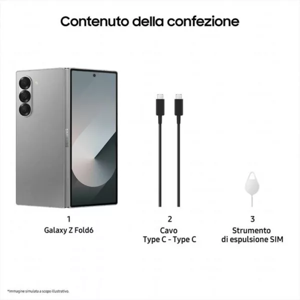 242012760_8.jpg SAMSUNG - Galaxy Z Fold6 12GB + 1TB-Silver Shadow