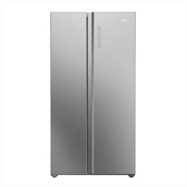 242013661.jpg HAIER - Frigorifero side by side HSW79F18ANMM Classe A-Platino, Acciaio inox