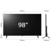LG - Smart TV LED Serie UT91 UHD 4K 98" 98UT91006LA-Nero