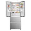 HAIER - Frigorifero 4 porte HFR3718ENMM Classe E 402 lt-Acciaio inox