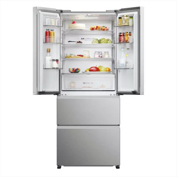 242013696_1.jpg HAIER - Frigorifero 4 porte HFR3718ENMM Classe E 402 lt-Acciaio inox
