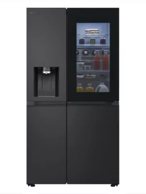 LG - Frigorifero side by side GSXE91EVAD Classe D 628L-Black
