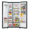LG - Frigorifero side by side GSXE91EVAD Classe D 628L-Black