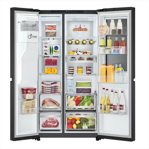 242014161_1.jpg LG - Frigorifero side by side GSXE91EVAD Classe D 628L-Black