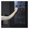 LG - Frigorifero side by side GSXE91EVAD Classe D 628L-Black