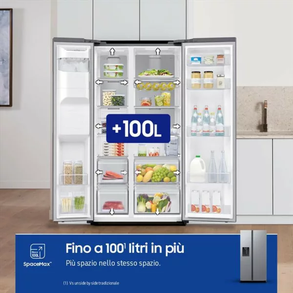 242015588_5.jpg SAMSUNG - Frigorifero side by side RS64DG53M3SLEF Classe E-Inox