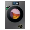 SAMSUNG - Lavatrice WF90F09C4SU3 9KG Classe A-Dark Silver Steel - oblò Nero