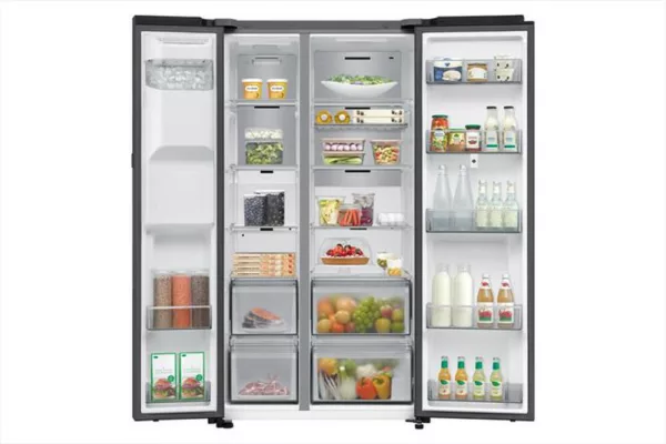 252003411_13.jpg SAMSUNG - Frigorifero side by side RS90F66BEFEF Classe E-Matte black