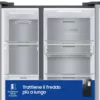 SAMSUNG - Frigorifero side by side RS90F66BEFEF Classe E-Matte black