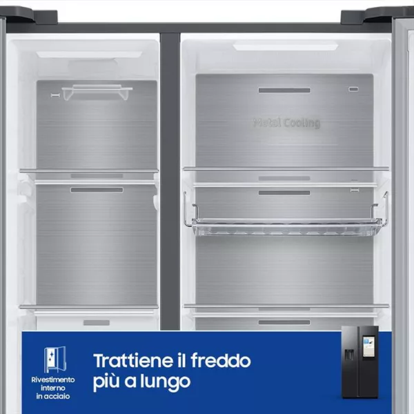 252003411_5.jpg SAMSUNG - Frigorifero side by side RS90F66BEFEF Classe E-Matte black