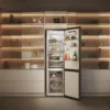 HAIER - Frigorifero combinato HDPW5620BNPK Classe B 409 lt-Acciaio inox