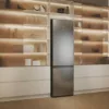 HAIER - Frigorifero combinato HDPW5620BNPK Classe B 409 lt-Acciaio inox