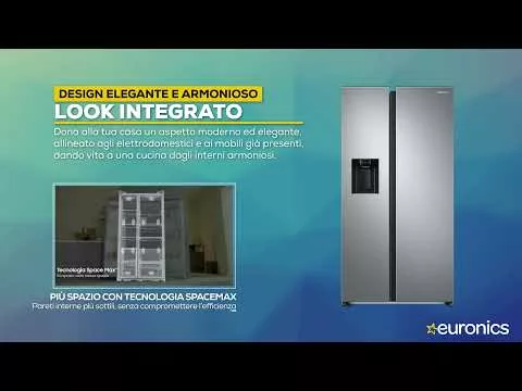 hqdefault-10.jpg SAMSUNG - Frigorifero side by side RS68A854CSL/EF Classe C-EZ Clean Steel